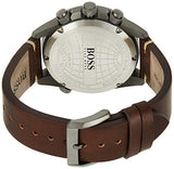 Hugo Boss Nomad Blue Dial Brown Leather Strap Watch for Men - 1513773 Authentic Buy Shop Now
