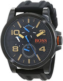 Hugo Boss Orange Detroit Analog Black Dial Black Silicone Strap Watch For Men - 1550011 Authentic Buy Shop Now