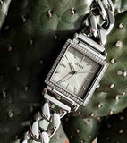 Guess Vanity Diamonds White Dial Silver Steel Strap Watch for Women - W1030L1 Authentic Buy Shop Now