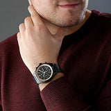 Hugo Boss Grand Prix Black Dial Black Steel Strap Watch for Men - 1513578 Authentic Buy Shop Now