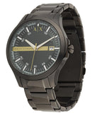 Armani Exchange Hampton Black Dial Black Steel Strap Watch For Men - AX2407 Authentic Buy Shop Now