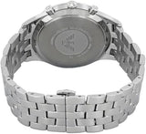 Emporio Armani Chronograph Black Dial Silver Steel Strap Watch For Men - AR11017 Authentic Buy Shop Now