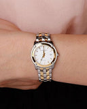 Burberry Heritage Silver Dial Two Tone Steel Strap Watch for Women - BU1857 Authentic Buy Shop Now