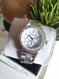 Michael Kors Dylan Silver Dial Silver Steel Strap Watch for Women - MK5585 Authentic Buy Shop Now