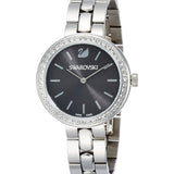 Swarovski Daytime Rhinestone Grey Dial Silver Steel Strap Watch for Women - 5213681 Authentic Buy Shop Now