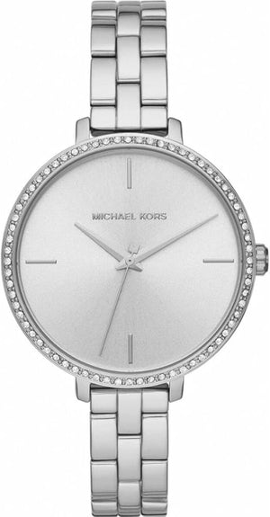 Michael Kors Charley Quartz Silver Dial Silver Steel Strap Watch for Women - MK4398 Authentic Buy Shop Now