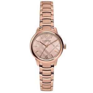 Burberry The Classic Rose Gold Dial Rose Gold Steel Strap Watch for Women - BU10116 Authentic Buy Shop Now