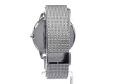 Calvin Klein Minimal Silver Dial Silver Mesh Bracelet Watch for Men - K3M21126 Authentic Buy Shop Now