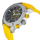 Burberry Sport Chronograph Grey Dial Yellow Rubber Strap Watch for Men - BU7712 Authentic Buy Shop Now
