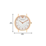 Emporio Armani Mother of Pearl Dial Green Leather Strap Watch For Women - AR11150 Authentic Buy Shop Now
