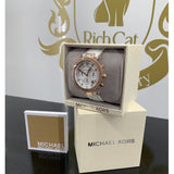 Michael Kors Parker White Diamonds Dial White Leather Strap Watch for Women - MK2281 Authentic Buy Shop Now