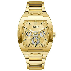 Guess Phoenix Multi Function Gold Dial Gold Steel Strap Watch for Men - GW0456G2 Authentic Buy Shop Now