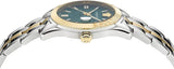 Versace Greca Time Quartz Green Dial Two Tone Steel Strap Watch For Men - VE3K00422 Authentic Buy Shop Now
