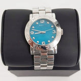 Marc Jacobs Amy Blue Dial Silver Steel Strap Watch for Women - MBM3272 Authentic Buy Shop Now