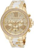 Michael Kors Wren Diamonds Gold Dial Two Tone Steel Strap Watch for Women - MK6157 Authentic Buy Shop Now