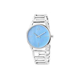 Calvin Klein Stately Blue Mother of Pearl Dial Silver Steel Strap Watch for Women - K3G2312N Authentic Buy Shop Now