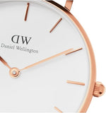 Daniel Wellington Petite Dover Quartz White Dial White NATO Strap Watch For Women - DW001000313 Authentic Buy Shop Now