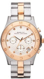 Marc Jacobs Blade Chronograph Silver Dial Two Tone Steel Strap Watch for Women - MBM3178 Authentic Buy Shop Now