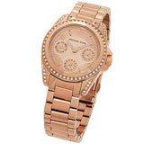 Michael Kors Blair Rose Gold Dial Rose Gold Steel Strap Watch for Women - MK5613 Authentic Buy Shop Now