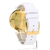 Gucci G Interlocking White Dial White Leather Strap Watch For Women - YA133327 Authentic Buy Shop Now