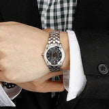 Burberry Herringbone Grey Dial Silver Steel Strap Watch for Women - BU1851 Authentic Buy Shop Now