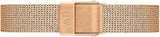 Daniel Wellington Petite Pressed Melrose Black Dial Rose Gold Mesh Strap Watch For Women - DW00100440 Authentic Buy Shop Now