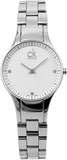 Calvin Klein Simplicity White Dial Silver Steel Strap Watch for Women - K4323101 Authentic Buy Shop Now