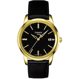 Tissot T Classic Dream Black Dial Black Leather Strap Watch for Men - T033.410.36.051.01 Authentic Buy Shop Now