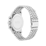 Hugo Boss Navigator Chronograph Blue Dial Silver Steel Strap Watch for Men - 1513498 Authentic Buy Shop Now
