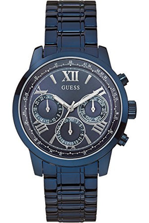 Guess Chronograph Multifunction Blue Dial Blue Steel Strap Watch For Women - W0330L6 Authentic Buy Shop Now