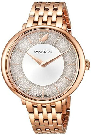 Swarovski Crystalline Chic Analog Silver Dial Rose Gold Steel Strap Watch for Women - 5544590 Authentic Buy Shop Now