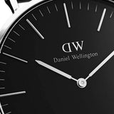 Daniel Wellington Classic Reading Black Dial Black Leather Strap Watch For Women - DW00100147 Authentic Buy Shop Now