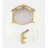 Guess G-Twist Gold Dial White Rubber Strap Watch for Women - W0911L7 Authentic Buy Shop Now