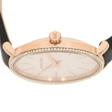 Michael Kors Pyper Three Hand White Dial Black Leather Strap Watch For Women - MK2835 Authentic Buy Shop Now