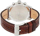 Fossil Pilot Chronograph White Dial Brown Leather Strap Watch for Men - FS5146 Authentic Buy Shop Now