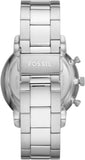 Fossil Neutra Chronograph Blue Dial Silver Steel Strap Watch for Men - FS5792 Authentic Buy Shop Now
