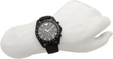 Emporio Armani Sigma Chronograph Black Dial Black Leather Strap Watch For Men - AR6131 Authentic Buy Shop Now