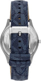 Michael Kors Slim Runway Analog Blue Dial Blue Leather Strap Watch For Men - MK8907 Authentic Buy Shop Now