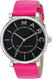 Marc Jacobs Roxy Black Dial Pink Leather Strap Watch for Women - MJ1535 Authentic Buy Shop Now