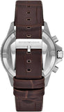 Emporio Armani Diver Chronograph Brown Dial Brown Leather Strap Watch For Men - AR11486 Authentic Buy Shop Now