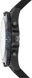 Fossil Garrett Chronograph Blue Dial Black Rubber Strap Watch for Men - FS5695 Authentic Buy Shop Now