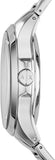 Armani Exchange Hampton Chronograph Black Dial Silver Steel Strap Watch For Men - AX2179 Authentic Buy Shop Now