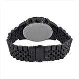 Michael Kors Lexington Chronograph Black Dial Black Steel Strap Watch For Men - MK8467 Authentic Buy Shop Now