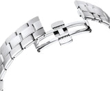Swarovski Octea Lux Sport Chronograph Black Dial Silver Steel Strap Watch for Women - 5610520 Authentic Buy Shop Now