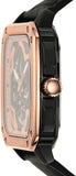 Fossil Inscription Automatic Skeleton Rose Gold Dial Black Leather Strap Watch for Men - BQ2572 Authentic Buy Shop Now