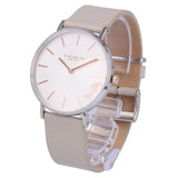 Coach Perry White Dial Pink Leather Strap Watch for Women - 14503128 Authentic Buy Shop Now