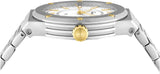 Salvatore Ferragamo F-80 Classic Silver Dial Silver Steel Strap Watch for Men - SFHY02922 Authentic Buy Shop Now