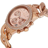 Michael Kors Runway Rose Gold Dial Rose Gold Steel Strap Watch for Women - MK3247 Authentic Buy Shop Now