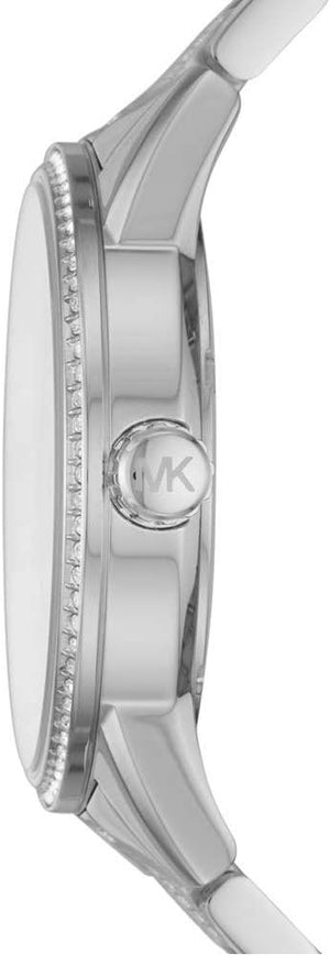 Michael Kors Ritz Pave Multicolored Dial Silver Steel Strap Watch for Women - MK6864 Authentic Buy Shop Now