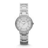 Fossil Virginia Silver Dial Silver Steel Strap Watch for Women - ES3282 Authentic Buy Shop Now